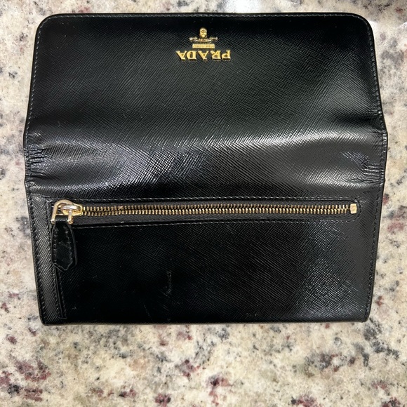 Prada Saffiano Leather Wallet | black - Picture 11 of 14